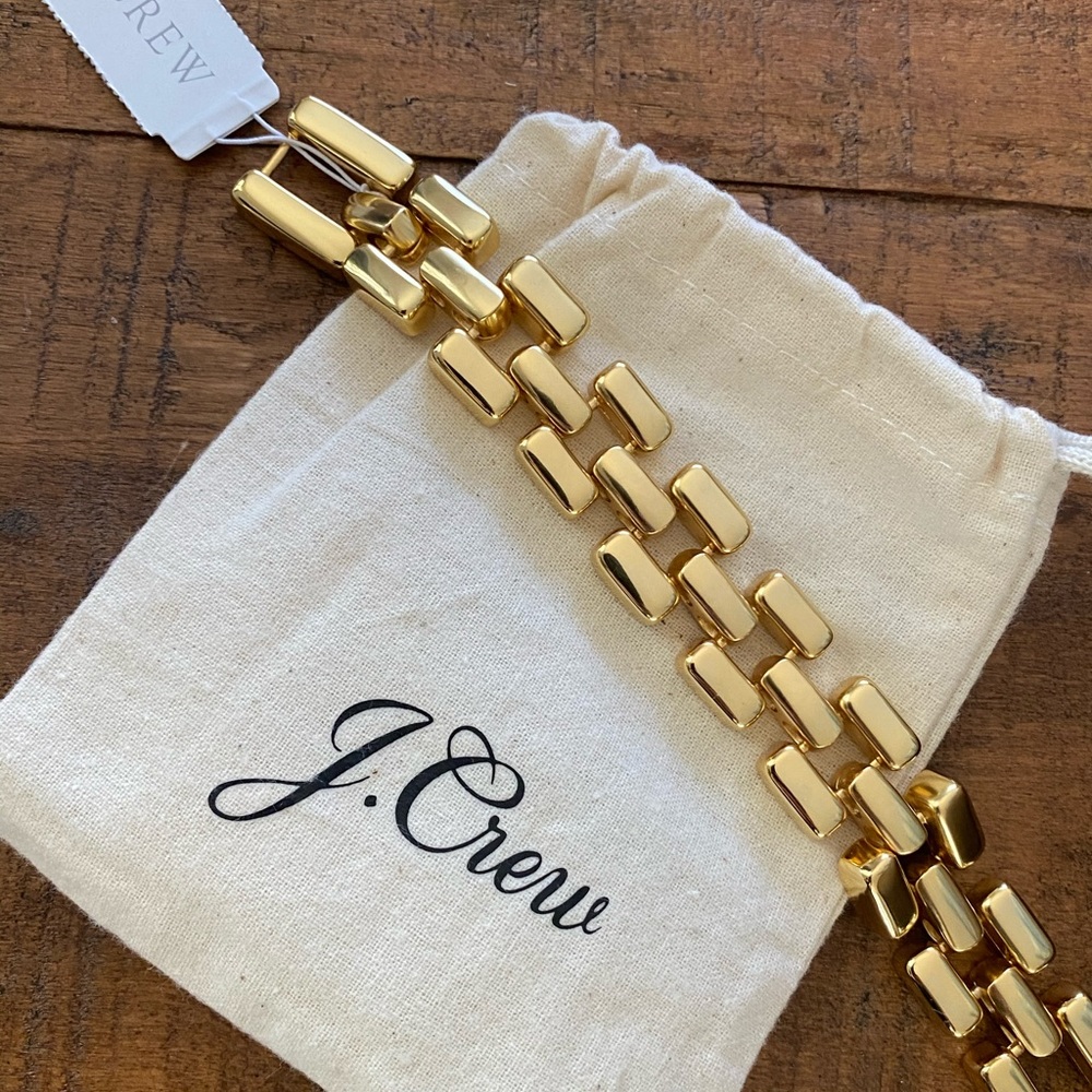 J. Crew Vargas Naked Link Chain Bracelet